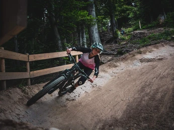 bikepark-thunersee-downhill-wald-kurve-zaun
