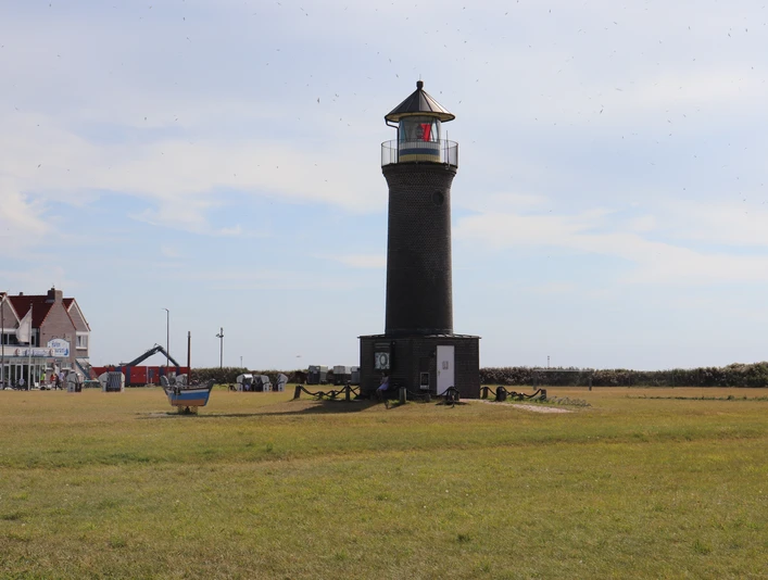 Leuchtturm Memmertfeuer auf Juist.JPG Leuchtturm Memmertfeuer auf JuistMemmertfeuer lighthouse on JuistMemmertfeuer fyrtårn på JuistVuurtoren Memmertfeuer op Juist