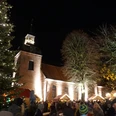 Adventsmarkt auf dem Kirchplatz in Wittmund