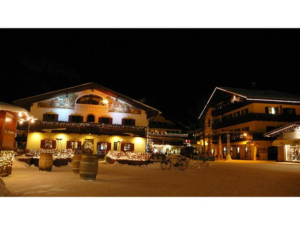 Weihnachten in der Fußgängerzone Garmisch