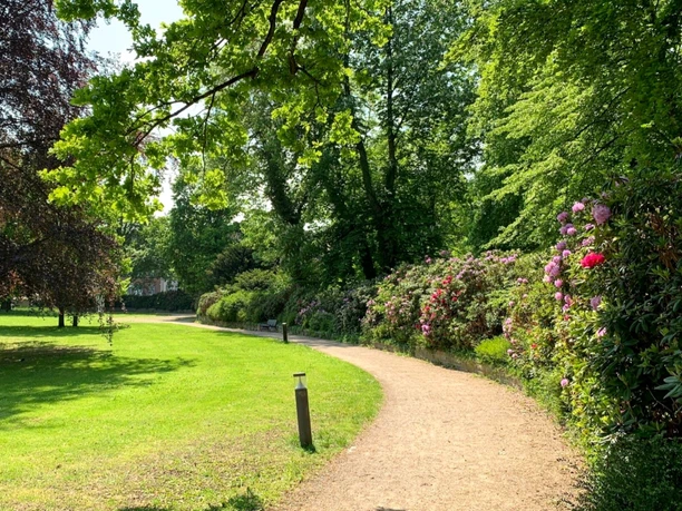 Der Stadtpark in Zeven Der Stadtpark in Zeven