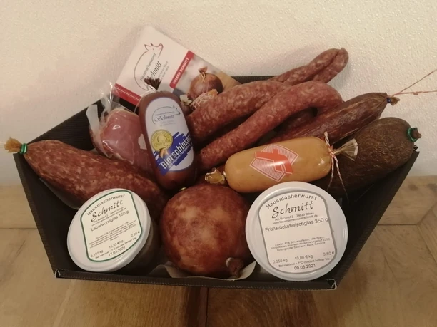 Präsentkorb ohne Plastik