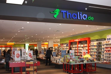 Minden - Thalia.JPG Das Bild zeigt den Eingangsbereich der Buchhandlung.