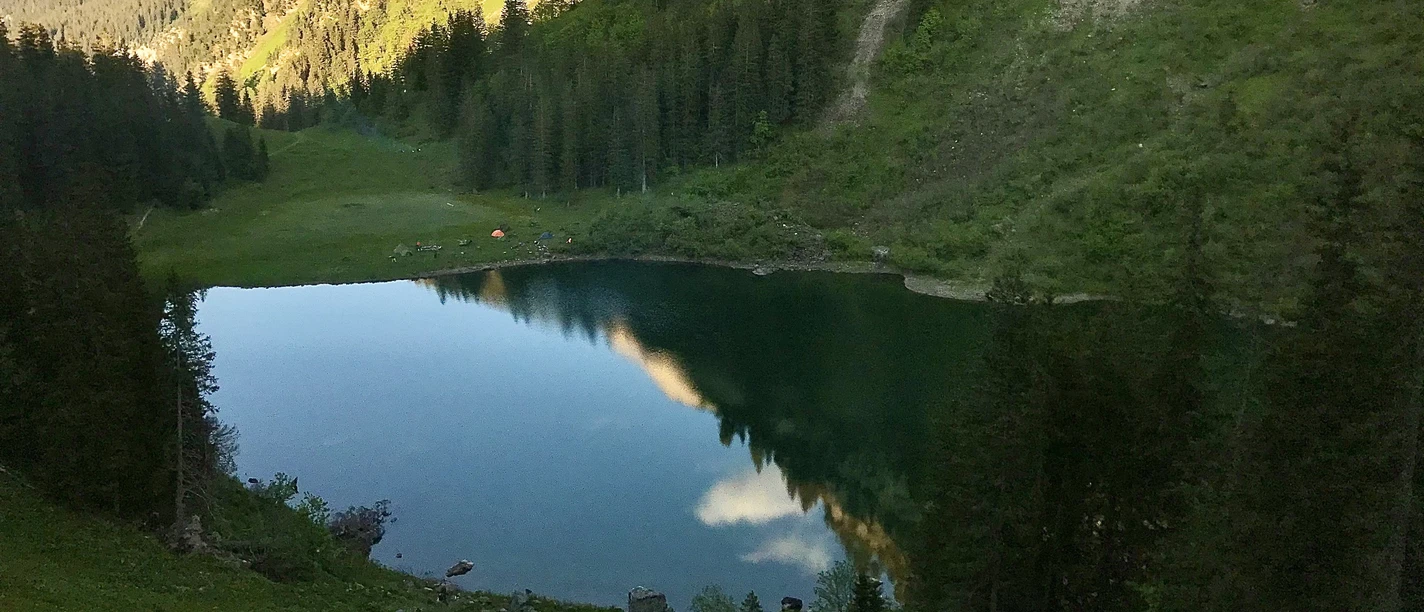 View of the Alpersee