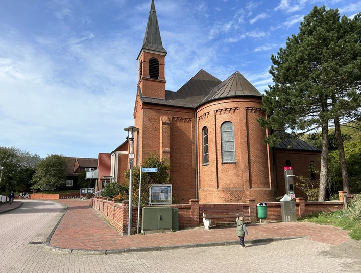 Katholische Kirche auf Juist zu den heiligen Schutzengeln