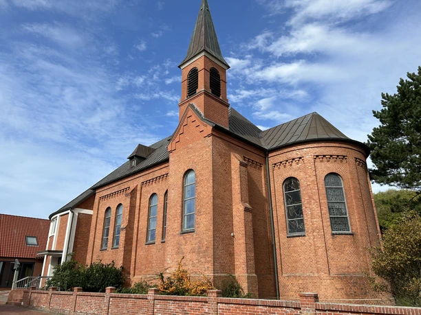 Katholische Kirche auf Juist zu den heiligen Schutzengeln