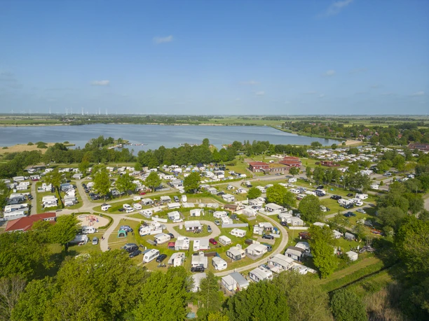 Luftbild Campingplatz Großes Meer Campingplatz Grosses Meer