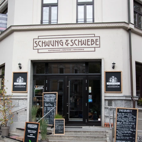 Café, torréfaction et restaurant Schwung & Schwebe à Leipzig Gohlis