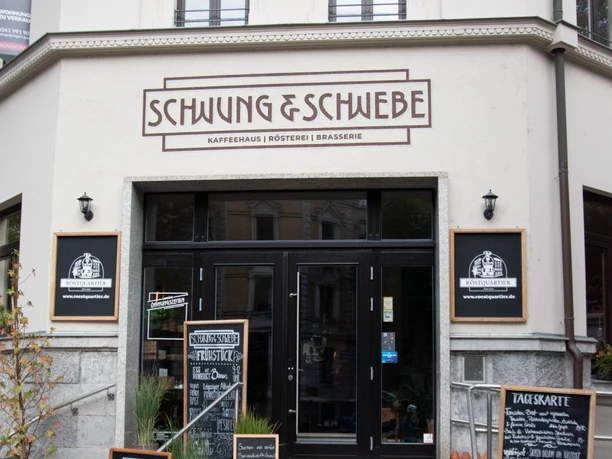 Kavárna, pražírna a restaurace Schwung & Schwebe v Lipsku Gohlis