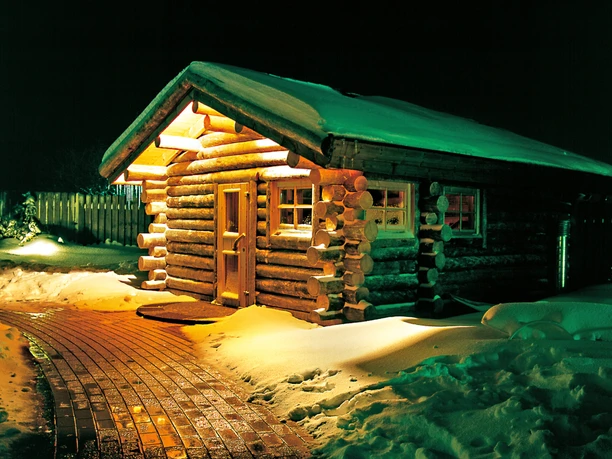 Saunalandschaft Panorama-Bad Freudenstadt Blockhuette Saunalandschaft Panorama-Bad Freudenstadt Blockhuette