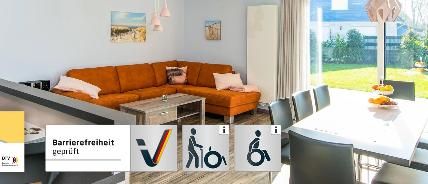 Ferienwohnung 1, Wohn- und Essbereich