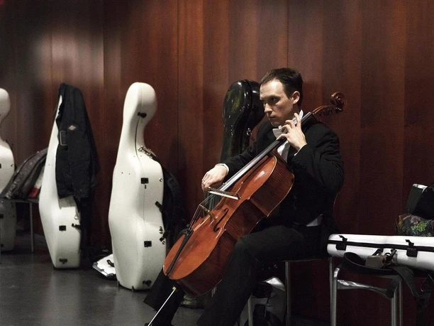 Luzerner Sinfonieorchester Musicians from the Luzerner Sinfonieorchester backstage