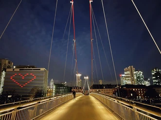 Holbeinsteg Nacht