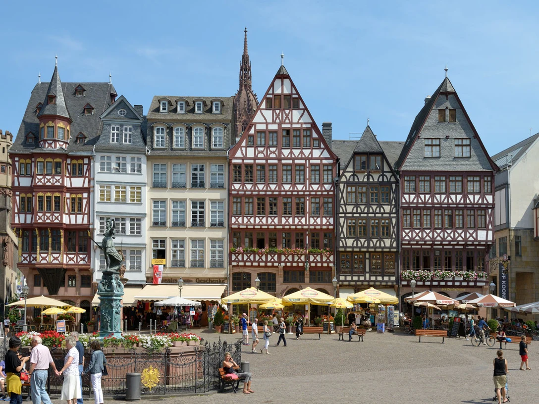 Römer Römerberg Ostzeile Menschen