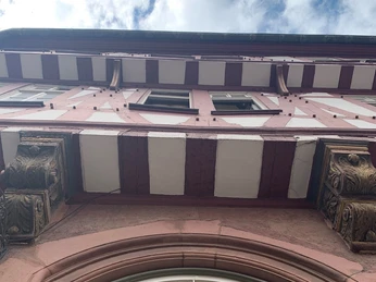 Haus Wertheym Detail von unten