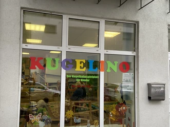 Indoor playground Kugelino with various types of ball tracks located in a traffic-calmed street in Leipzig Lindenau.