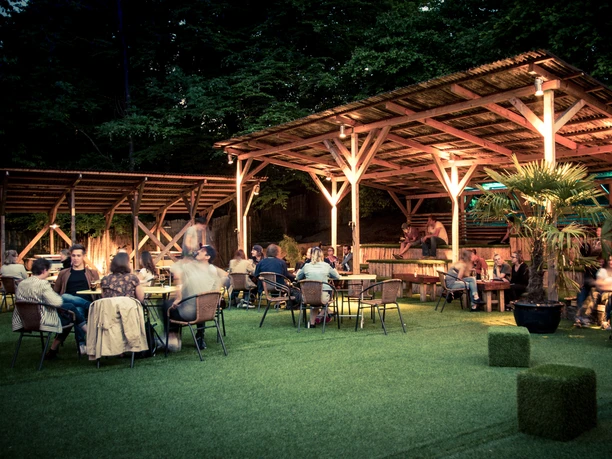 Garten im Konzerthaus Schüür Konzerthaus Schüür