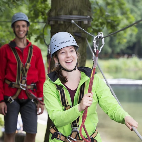 Supporting programme climbing park | Leipzig Convention Bureau Supporting programme climbing park - presented by Leipzig Convention Bureau