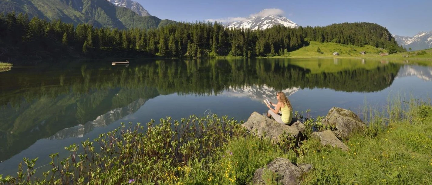 Golzernsee Blick auf den Golzernsee