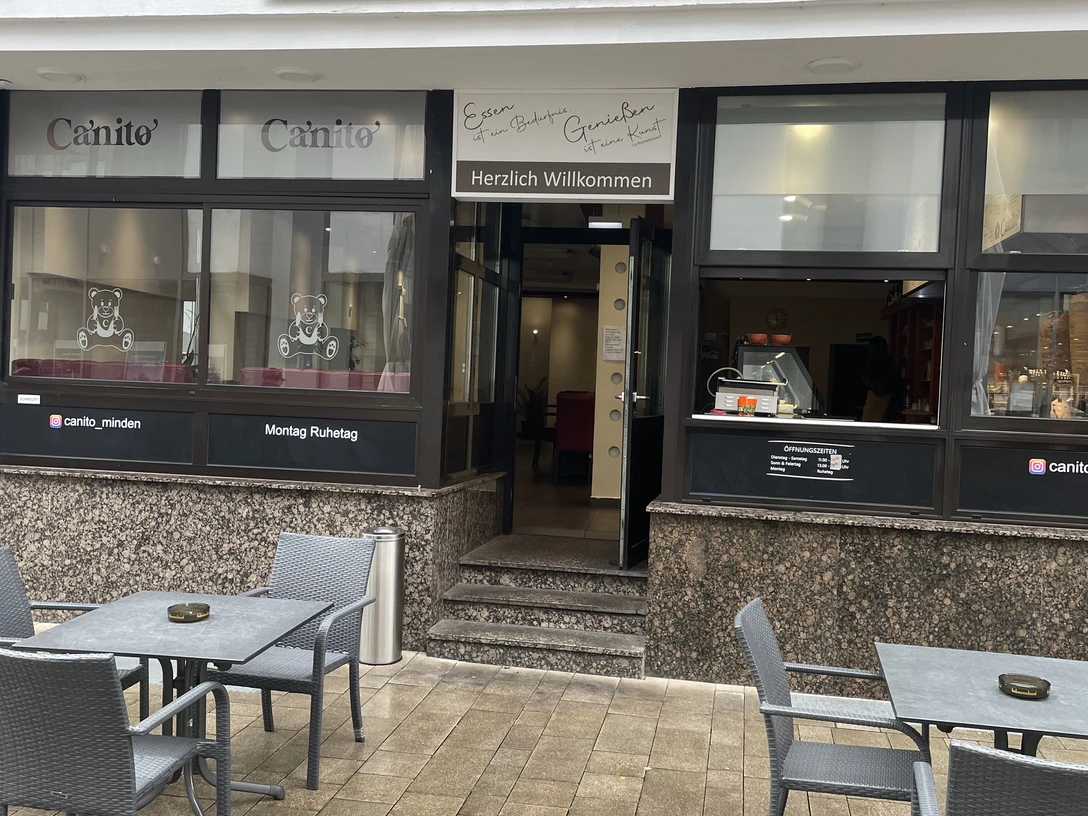 Minden - Canito Das Bild zeigt den Eingangsbereich des Restaurants "Canito"