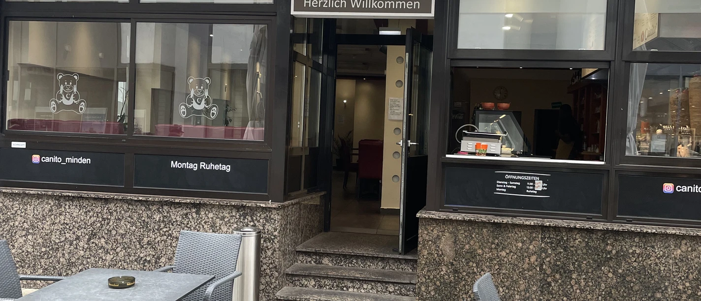 Minden - Canito Das Bild zeigt den Eingangsbereich des Restaurants "Canito"