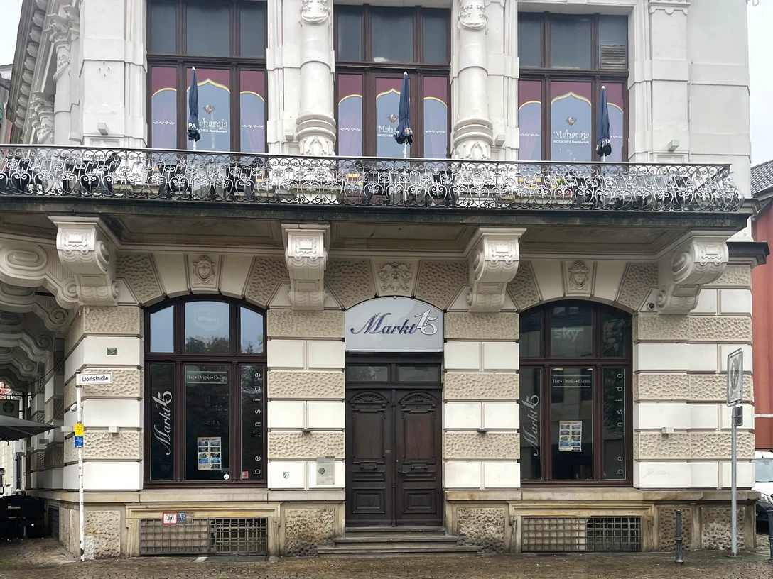 Minden - Markt 15.jpg Das Bild zeigt den Eingangsbereich des Markt 15.
