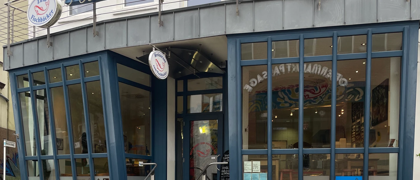 Das Bild zeigt den Eingangsbreich des Restaurants.