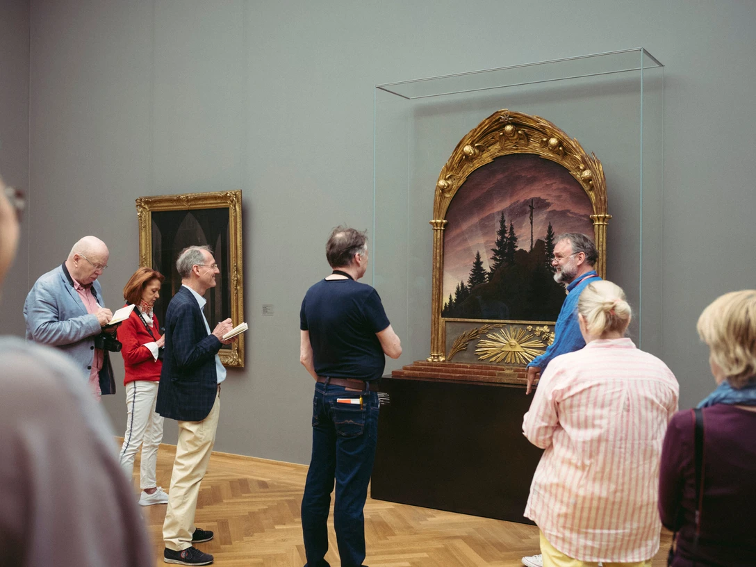 Caspar David Friedrich - „Das Kreuz im Gebirge“ im Albertinum Dresden.jpg