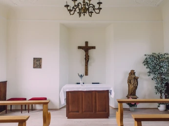 Eggisbühl Chapel Innenansicht der Eggisbühl KapelleInterior view of the Eggisbühl ChapelVue intérieure de la chapelle Eggisbühl
