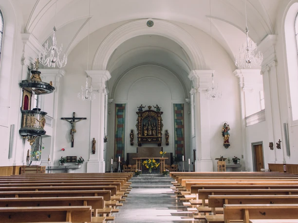 Catholic church of St Mary Interior view of the catholic church of St Mary
