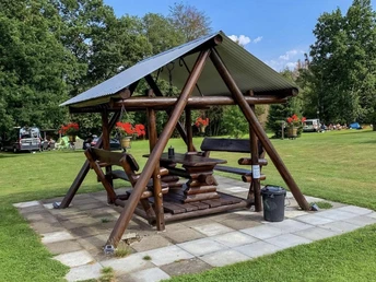 Picknick Bank Zelt Wiese