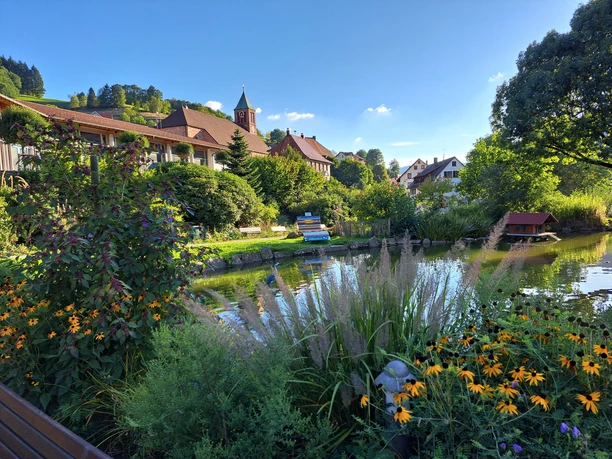 Idyllischer Seebacher Kurpark