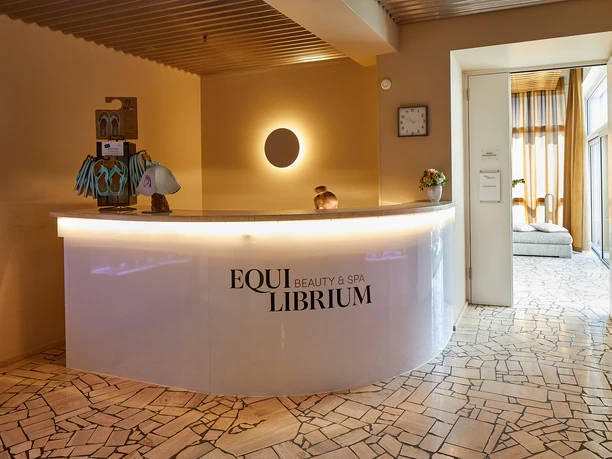 Equilibrium Spa und Beauty Hotel Rössli Empfang im Equilibrium Spa and Beauty Hotel Rössli