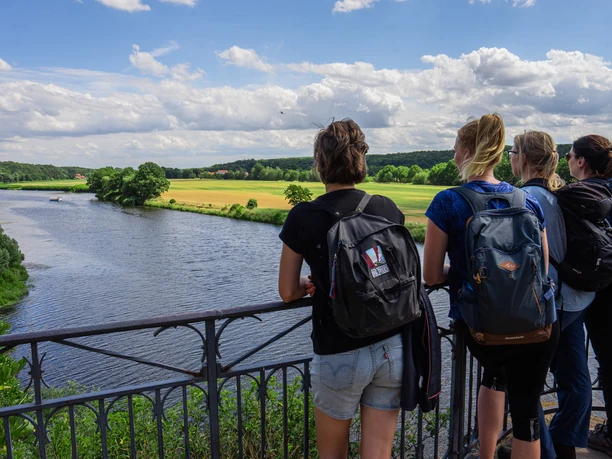 Wandern an der Mulde mit Ausblick vom Rabenstein - Leipzig Region