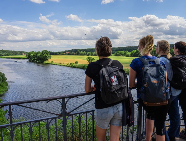 Wandern an der Mulde mit Ausblick vom Rabenstein - Leipzig Region
