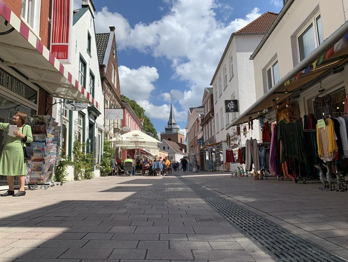 Fußgängerzone Aurich Burgstraße Fußgängerzone Aurich Burgstraße