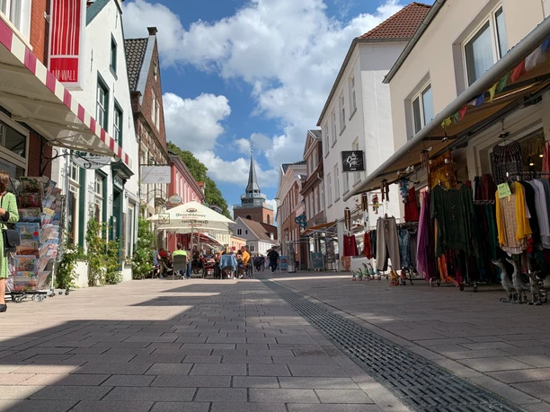 Fußgängerzone Aurich Burgstraße Fußgängerzone Aurich Burgstraße