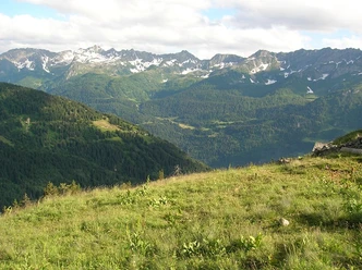 Blick vom Passo Scimfuss