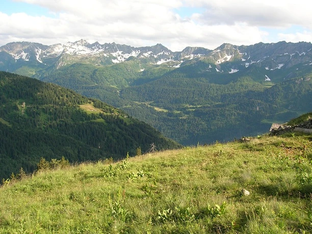 Blick vom Passo Scimfuss