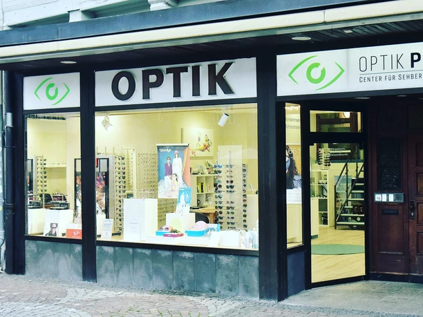 Optikpress Außenansicht Schaufenster Optik Press