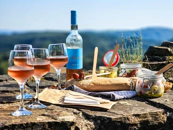 Picknick an der Burg genießen