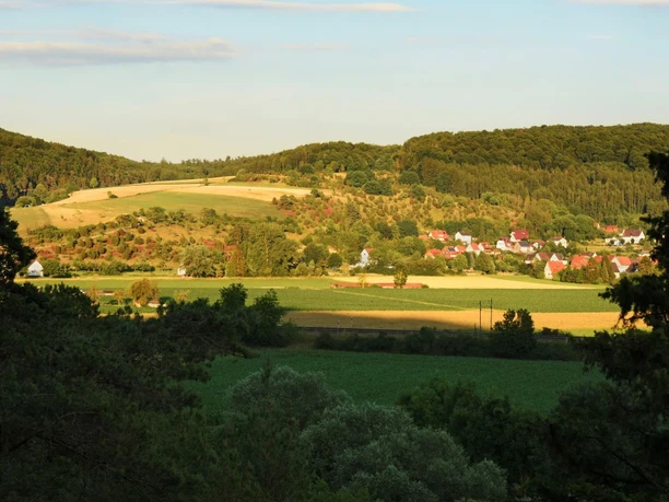 Blick auf Ostheimer Hute