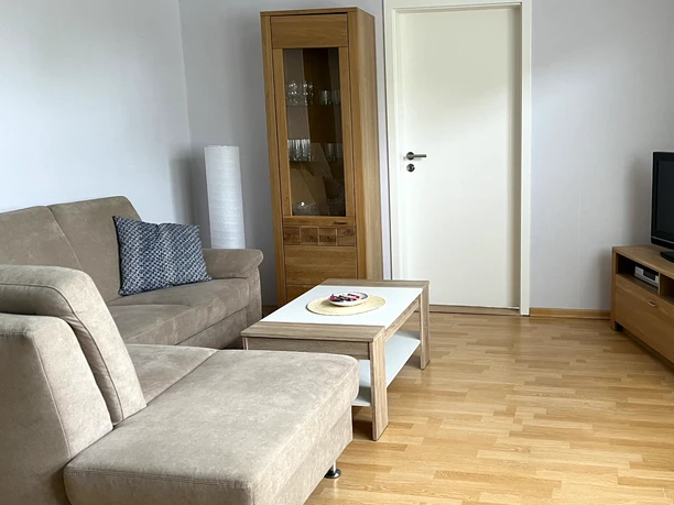 Das Wohnzimmer in der kleinen Wohnung in Selsingen Das Wohnzimmer in der kleinen Wohnung in Selsingen