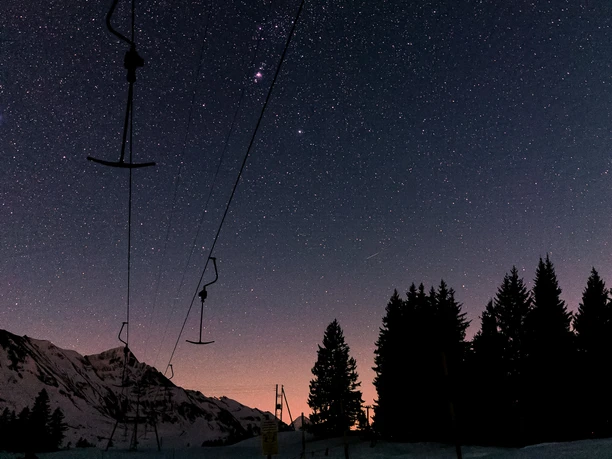 Ski nocturne Nachtskifahren