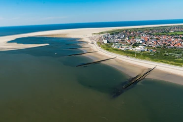 Borkum aus der Luft