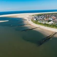 Borkum aus der Luft