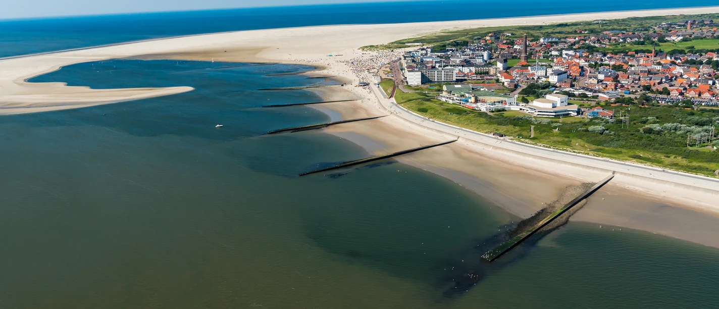 Borkum aus der Luft