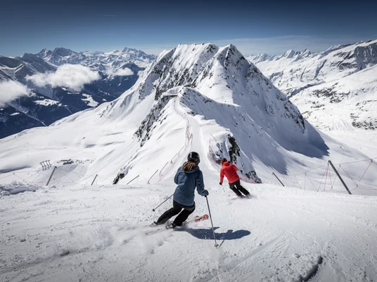 Skifahren auf dem Eggishorn Skifahren auf dem Eggishorn