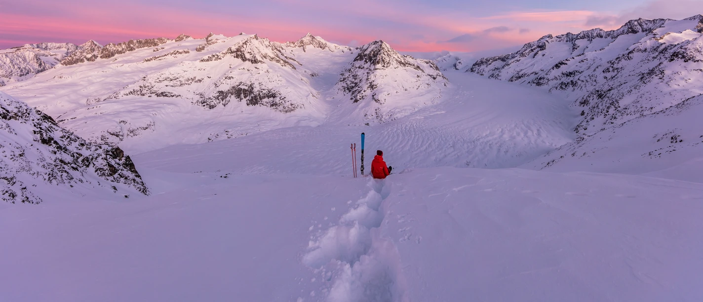 Key Visual Winter 2021 - Winter am Grossen Aletschgletscher Key Visual Winter 2021 - Winter am Grossen Aletschgletscher
