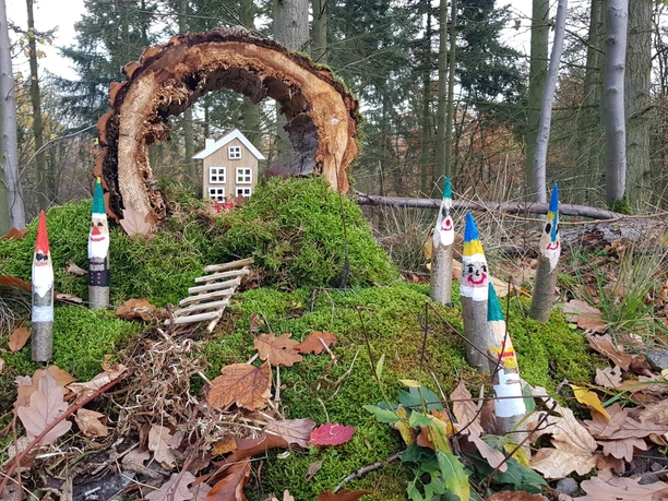 Überall sind kleine Wichtel versteckt